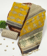 Premium Sanganeri Printed kota Suit With Kota Doria Duppta(BFFKO93)